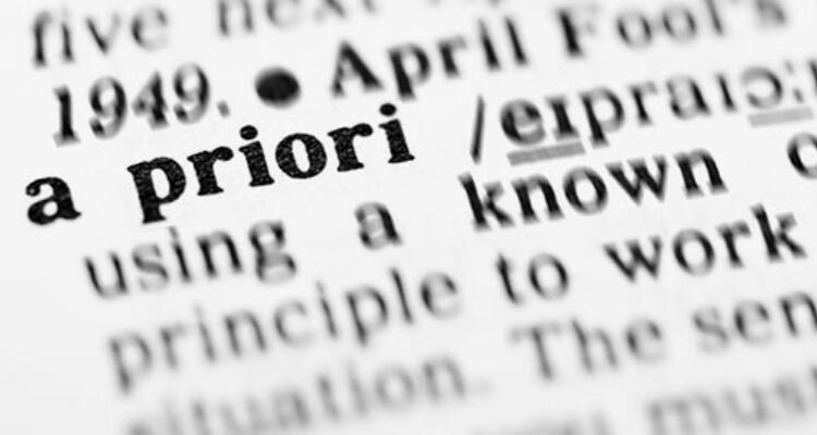 Що означає слово апріорі: філософія