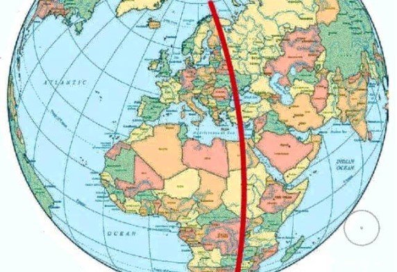 Що таке меридіани: невидимі лінії