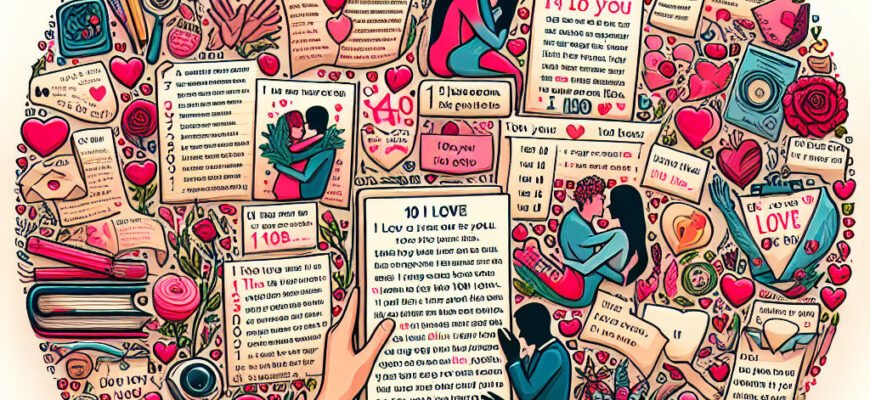 101 причина, почему я тебя люблю: текст полного признания в любви