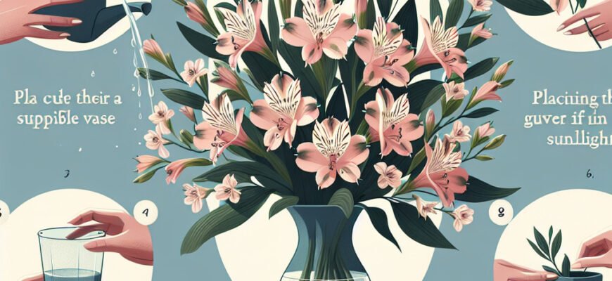 Альстромерія: Як правильно доглядати за букетом для тривалої свіжості