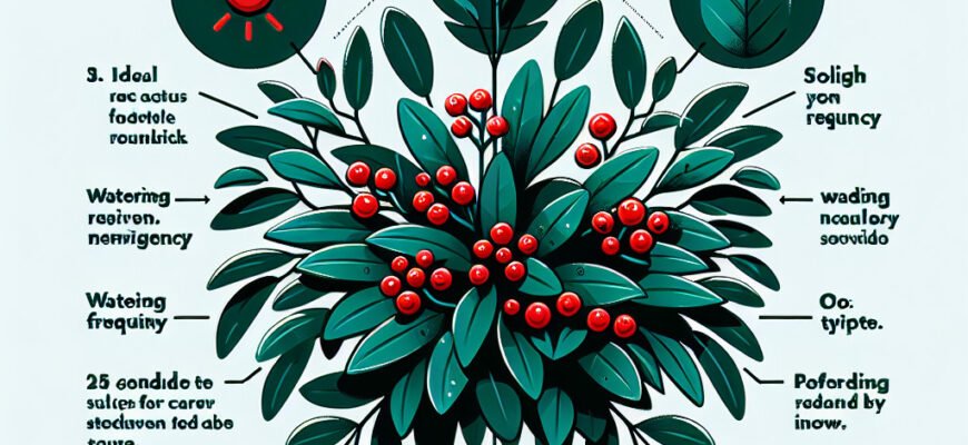 Ардізія: Основні поради та рекомендації з догляду за рослиною