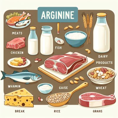 Аргинин: основные источники и продукты, в которых он содержится