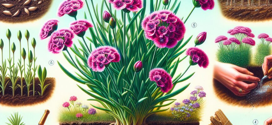 Армерія: ефективні методи посадки та догляду для пишного цвітіння