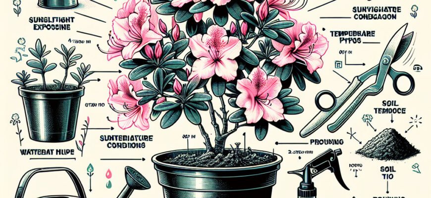 Азалія: Повний гід з догляду за рослиною в домашніх умовах