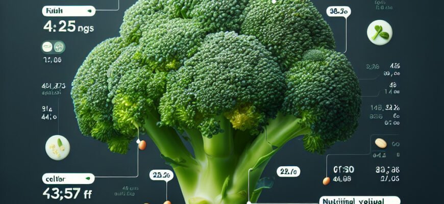 Брокколи: калорийность и питательная ценность этого полезного овоща