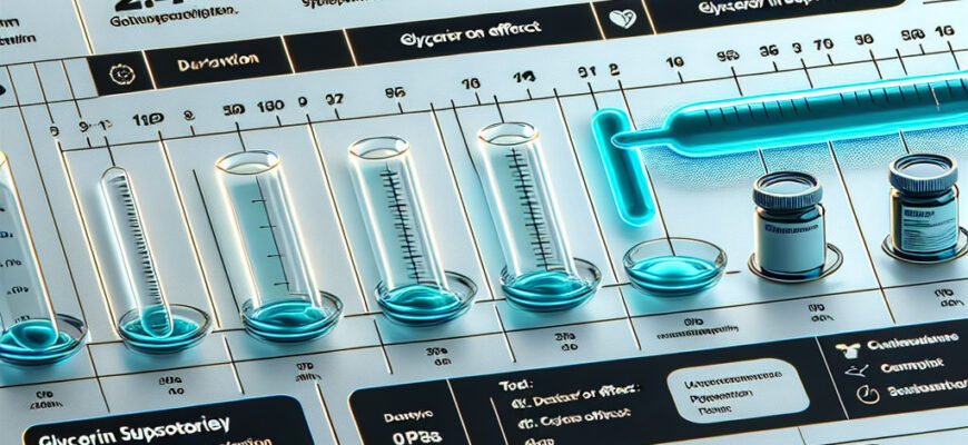 Через сколько действуют глицериновые свечи: подробное руководство