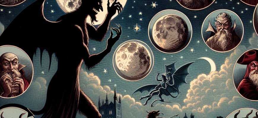 Чому чорт вирішив викрасти місяць: міфи та легенди про таємничі мотиви