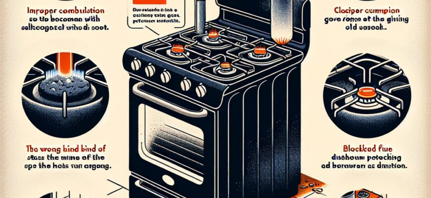 Чому газова плита коптить: основні причини та способи усунення проблеми