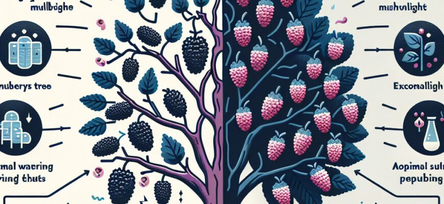 Чому не плодоносить шовковиця: основні причини та рекомендації