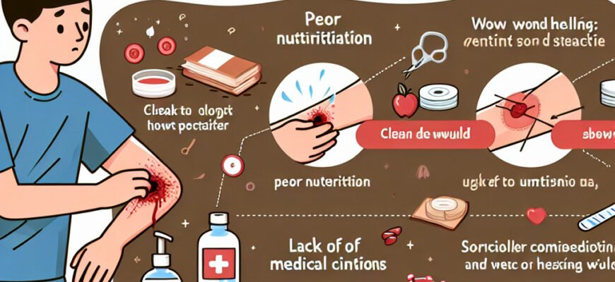 Чому не заживають рани: основні причини та як їх усунути