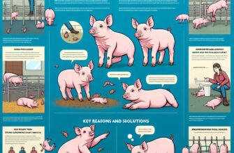 Чому поросята падають на ноги: основні причини та їх вирішення
