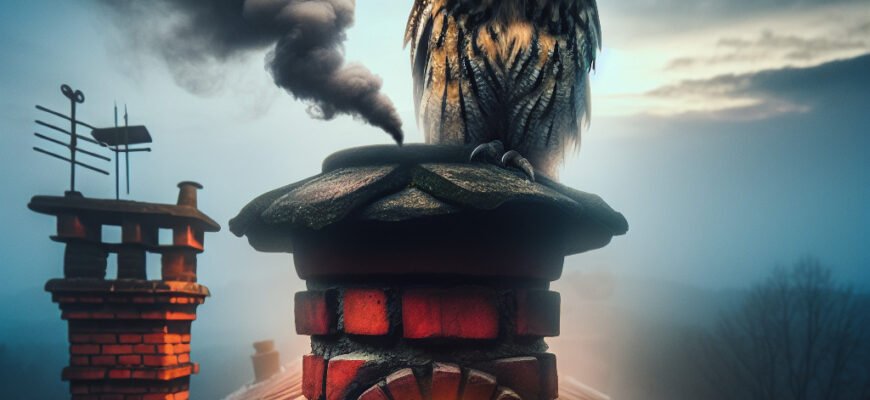 Чому сова сидить на комині: загадкові звички та їх значення