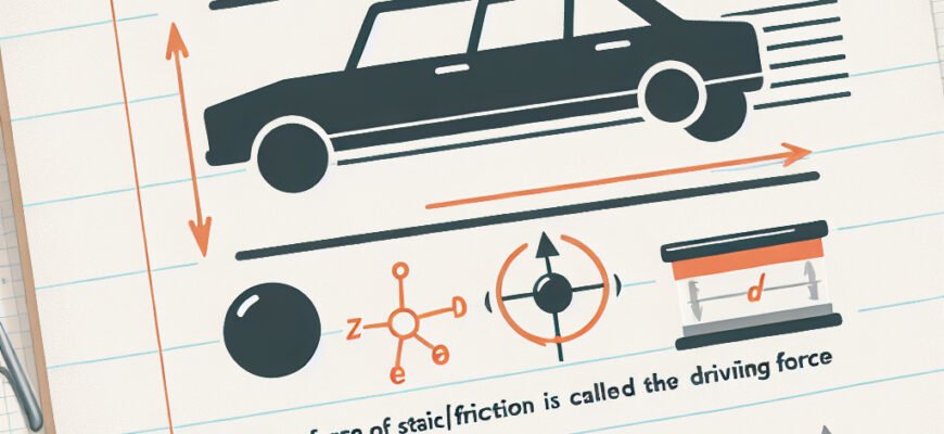 Чому силу тертя спокою називають рушійною силою – зрозуміле пояснення