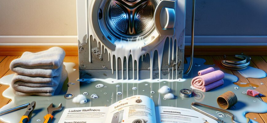 Чому тече пральна машина: основні причини та вирішення проблеми