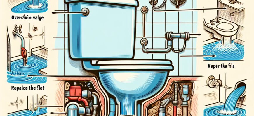 Чому тече вода в унітазі: основні причини та способи усунення проблеми