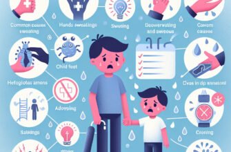 Чому у дитини потіють руки і ноги: основні причини та поради