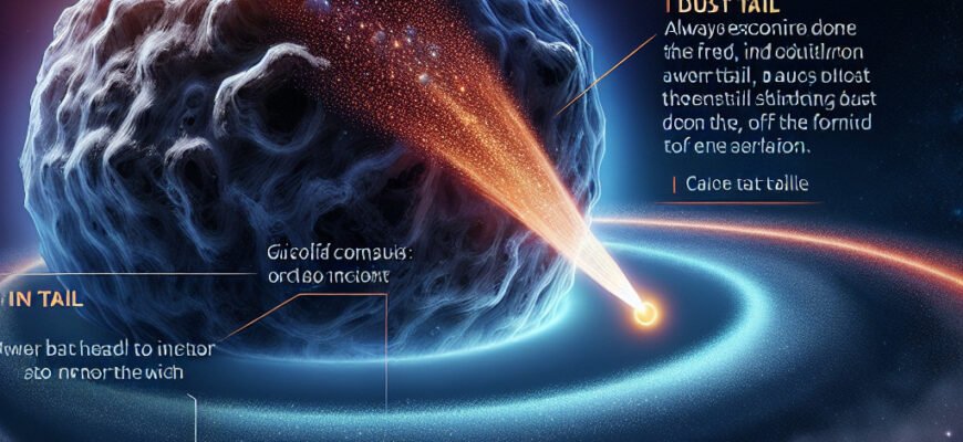 Чому утворюється хвіст у комети: наукове пояснення й причини явища