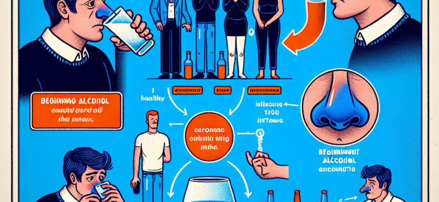 Чому в алкоголіків синіє ніс: причини та наслідки вживання алкоголю