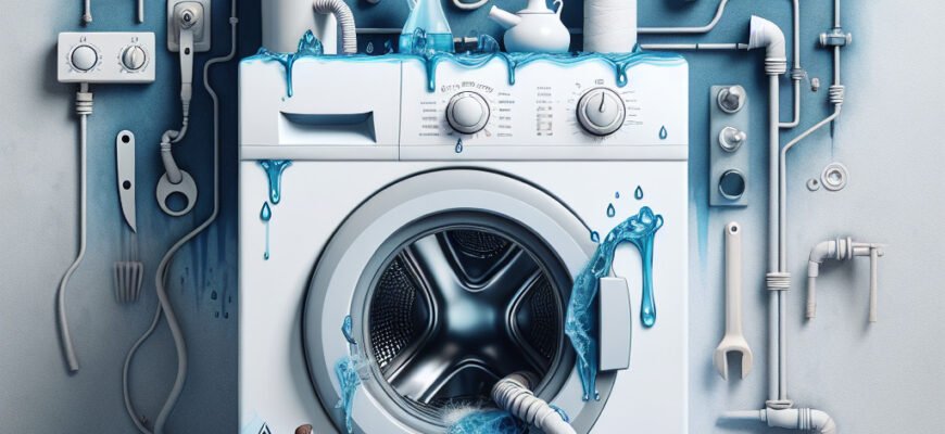 Чому витікає вода з пральної машини: основні причини та рішення