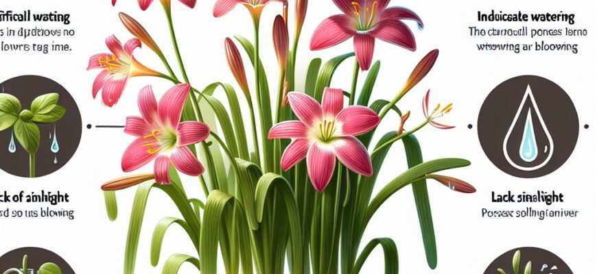 Чому зефірантес не цвіте: основні причини та способи вирішення проблеми