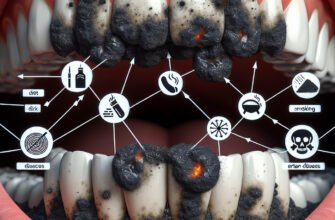 Чому з’являється чорний наліт на зубах у дорослих: основні причини