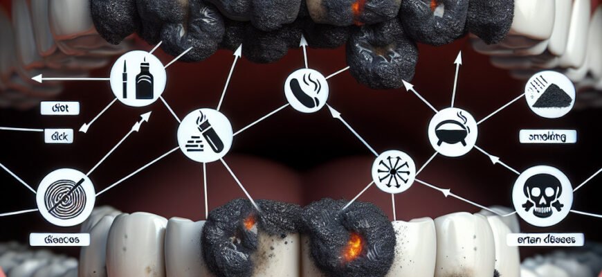 Чому з’являється чорний наліт на зубах у дорослих: основні причини