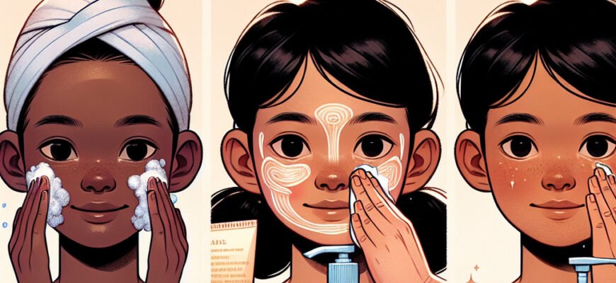 Дбайливий догляд за шкірою обличчя у дітей: поради для 10-річних
