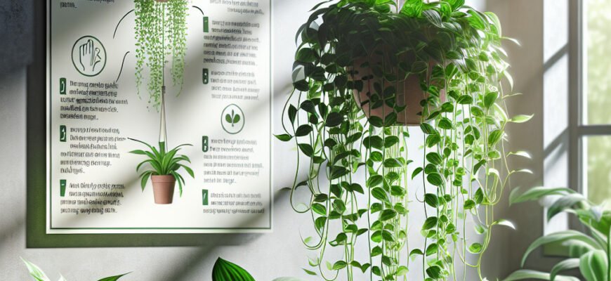 Догляд за ампельною традесканцією: поради для пишного зростання