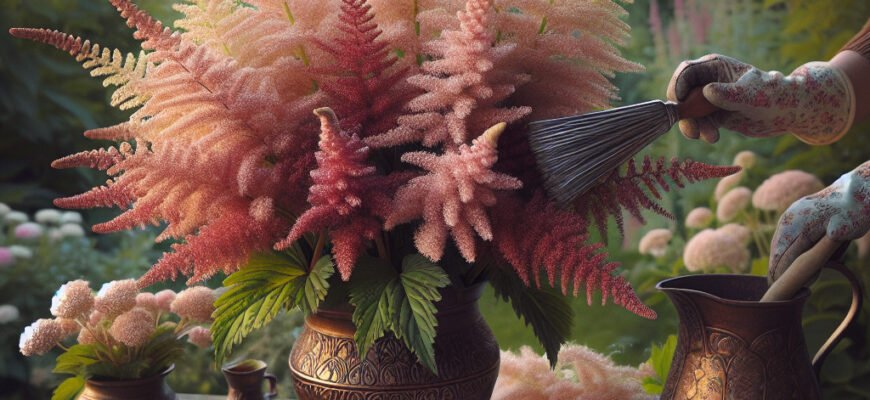 Догляд за астильбою: поради для пишного цвітіння та здоров’я рослини Догляд за астильбою: поради для пишного цвітіння та здоров’я рослини