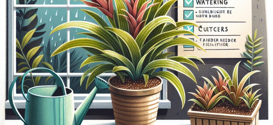 Догляд за бромелією вдома: поради для здорового зростання рослини