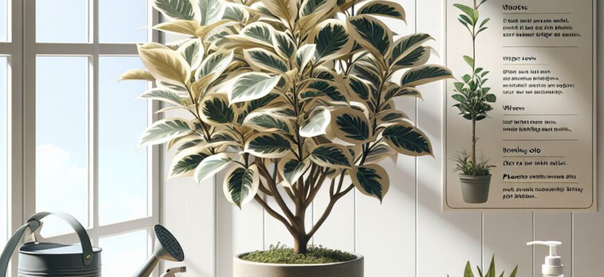 Догляд за фікусом Тінеке: практичні поради для здорового росту