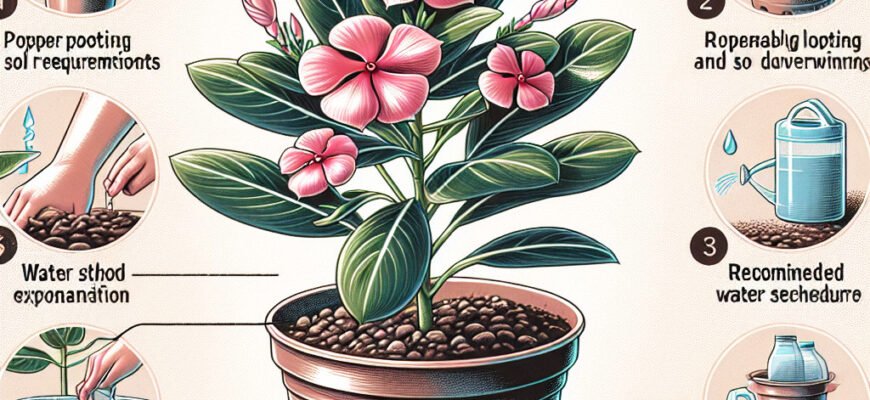 Догляд за катарантусом: поради та рекомендації для пишного цвітіння