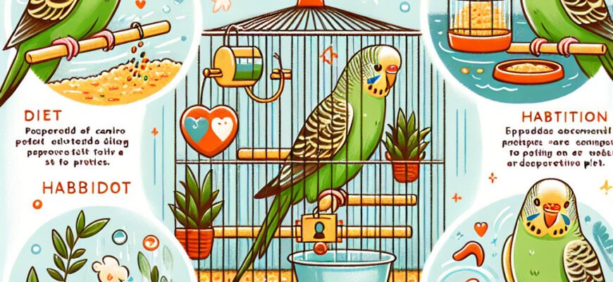 Догляд за хвилястими папугами: поради для оптимального утримання