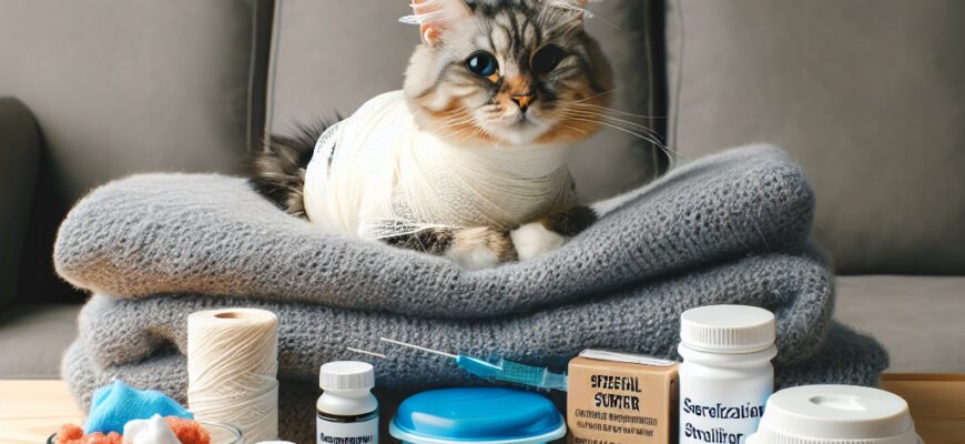Догляд за кішкою після стерилізації: важливі поради та рекомендації