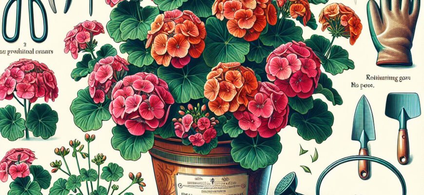 Догляд за королівською пеларгонією: поради для пишного цвітіння