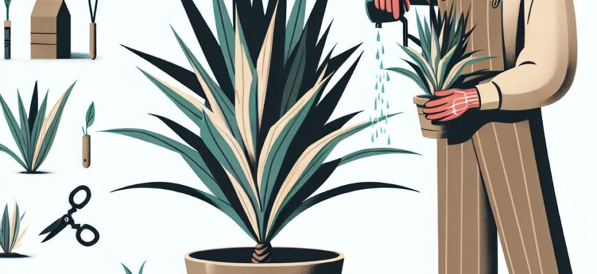 Догляд за квіткою юкою: секрети вирощування та поради для догляду