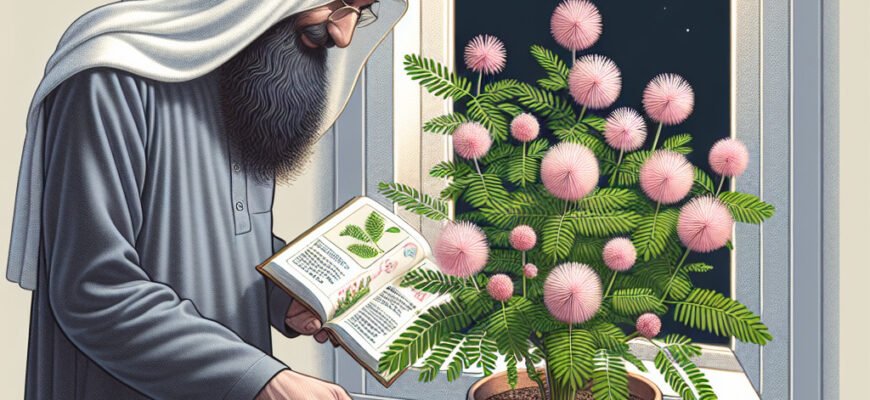 Догляд за мімозою сором’язливою: поради для оптимального росту рослини