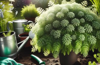 Догляд за сантоліною зеленою: поради для здорового росту рослини