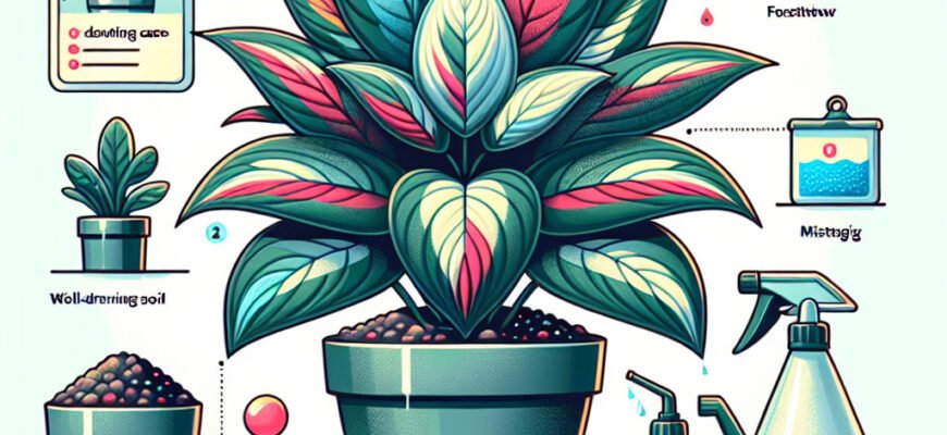 Догляд за стромантою: оптимальні умови для здорового росту рослини