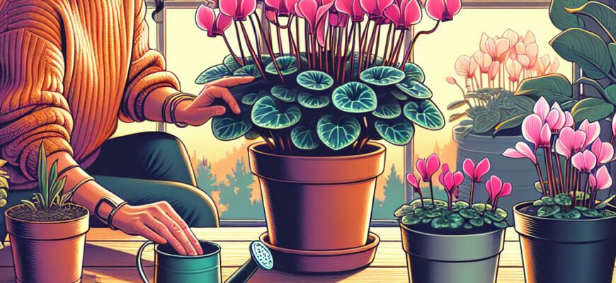 Догляд за цикламеном: секрети вирощування здорових квітів у домі Догляд за цикламеном: секрети вирощування здорових квітів у домі