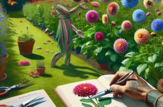 Догляд за жоржинами бордюрними: поради для яскравих клумб