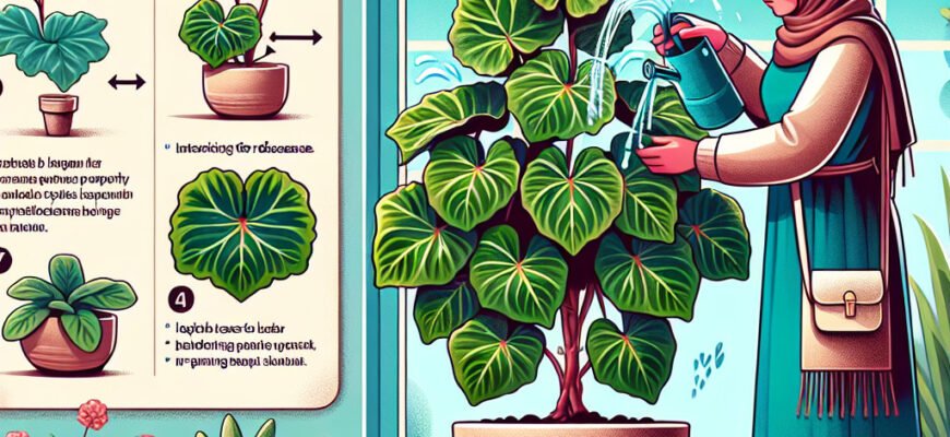 Ефективний догляд за бегонією декоративно-листяною: поради та рекомендації