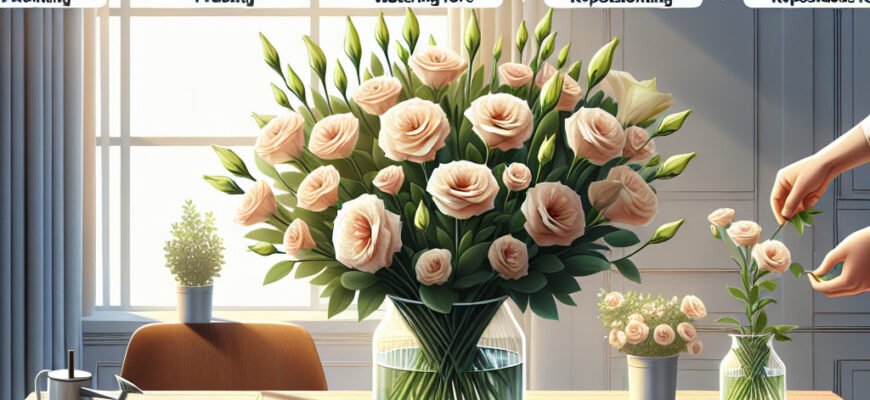 Ефективний догляд за букетом еустом: збережіть свіжість надовго