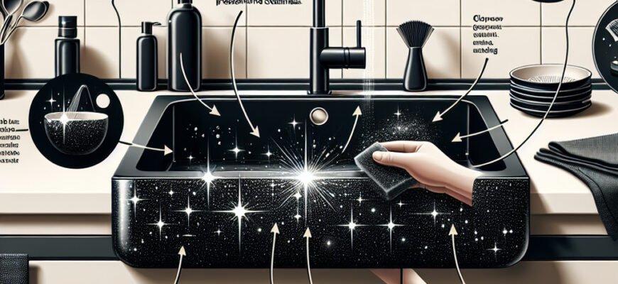 Ефективний догляд за чорною мийкою: поради для збереження чистоти