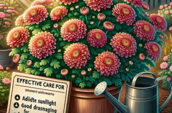 Ефективний догляд за хризантемами: поради для пишного цвітіння