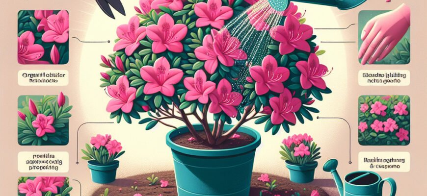 Ефективний догляд за вуличною азалією: поради та рекомендації