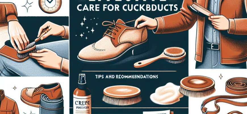 Ефективний догляд за виробами з нубуку: поради та рекомендації