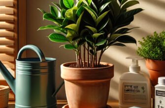 Ефективний догляд за заміокулькас зензі: поради для здорової рослини