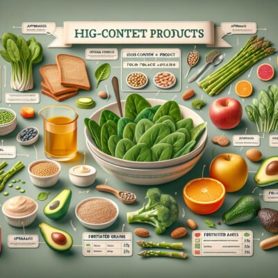 Фолієва кислота: основні джерела й продукти з високим вмістом