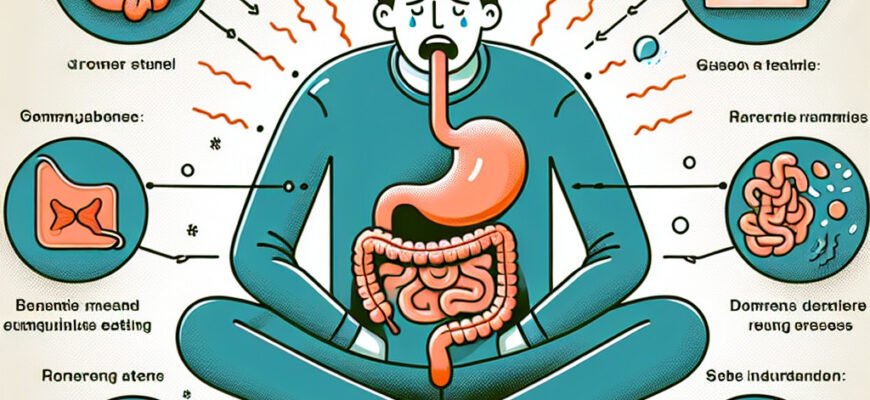 Почему урчит живот после еды и как справиться с проблемой